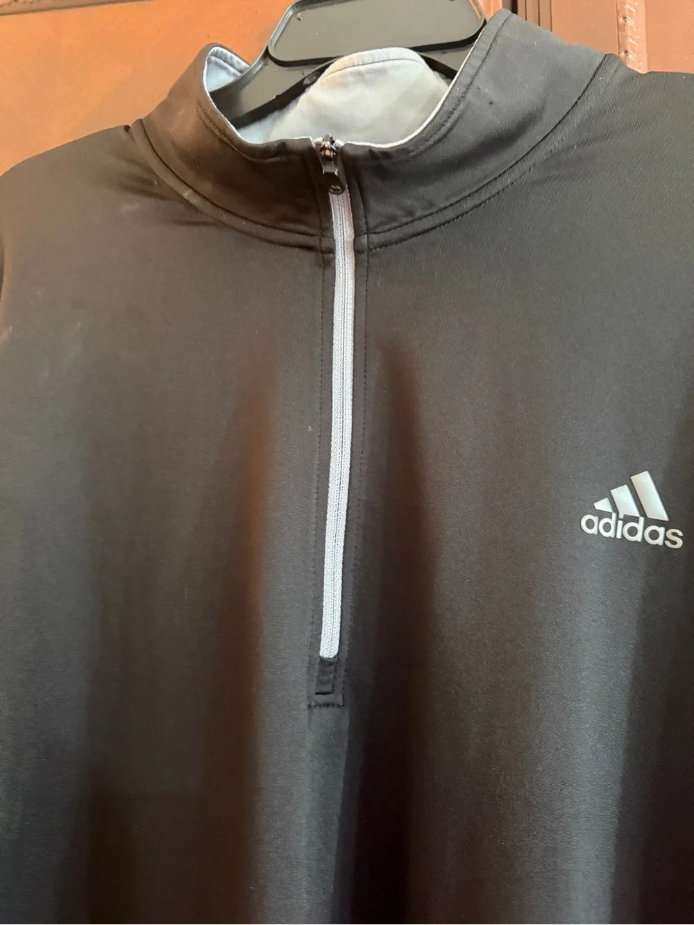 Adidas Black Long-Sleeve Half-Zip Golf Performance Jacket NWOT never Worn sz 2X